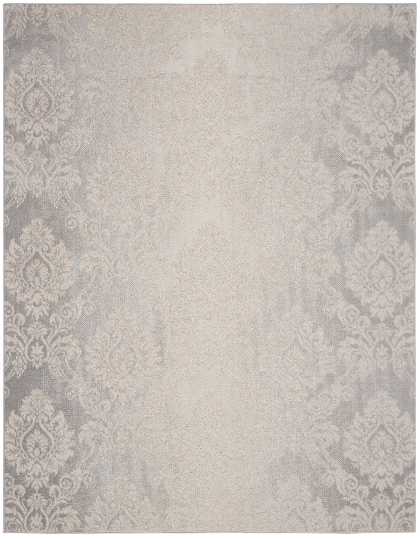 Nourison Home Elation ETN03 Ivory Grey  Traditional Machinemade Rug