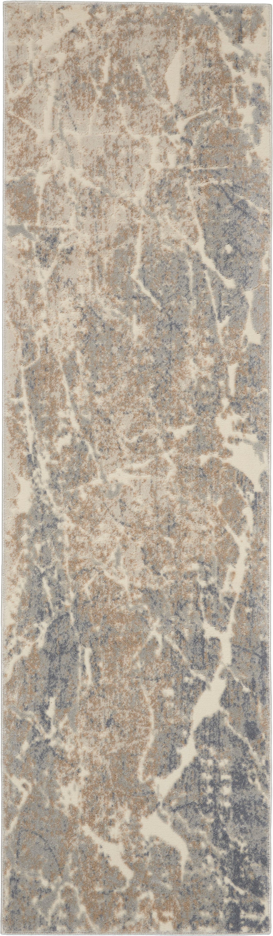 Nourison Home Sahara KI393 Ivory Beige Contemporary Machinemade Rug