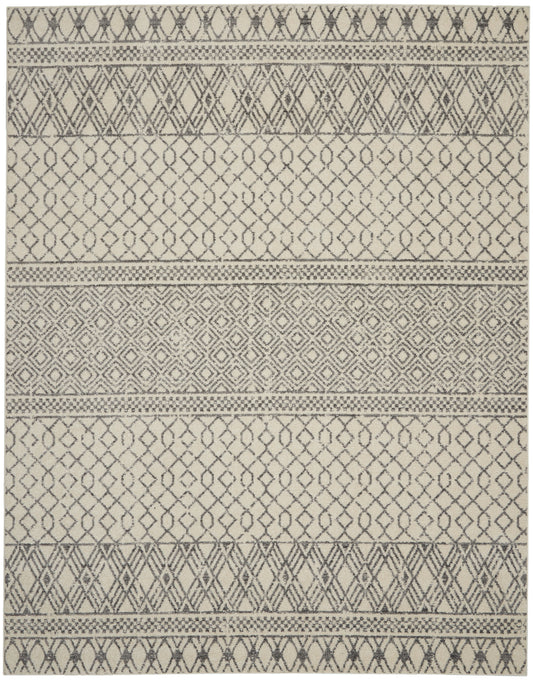 Nourison Home Passion PSN43 Ivory Grey  Transitional Machinemade Rug