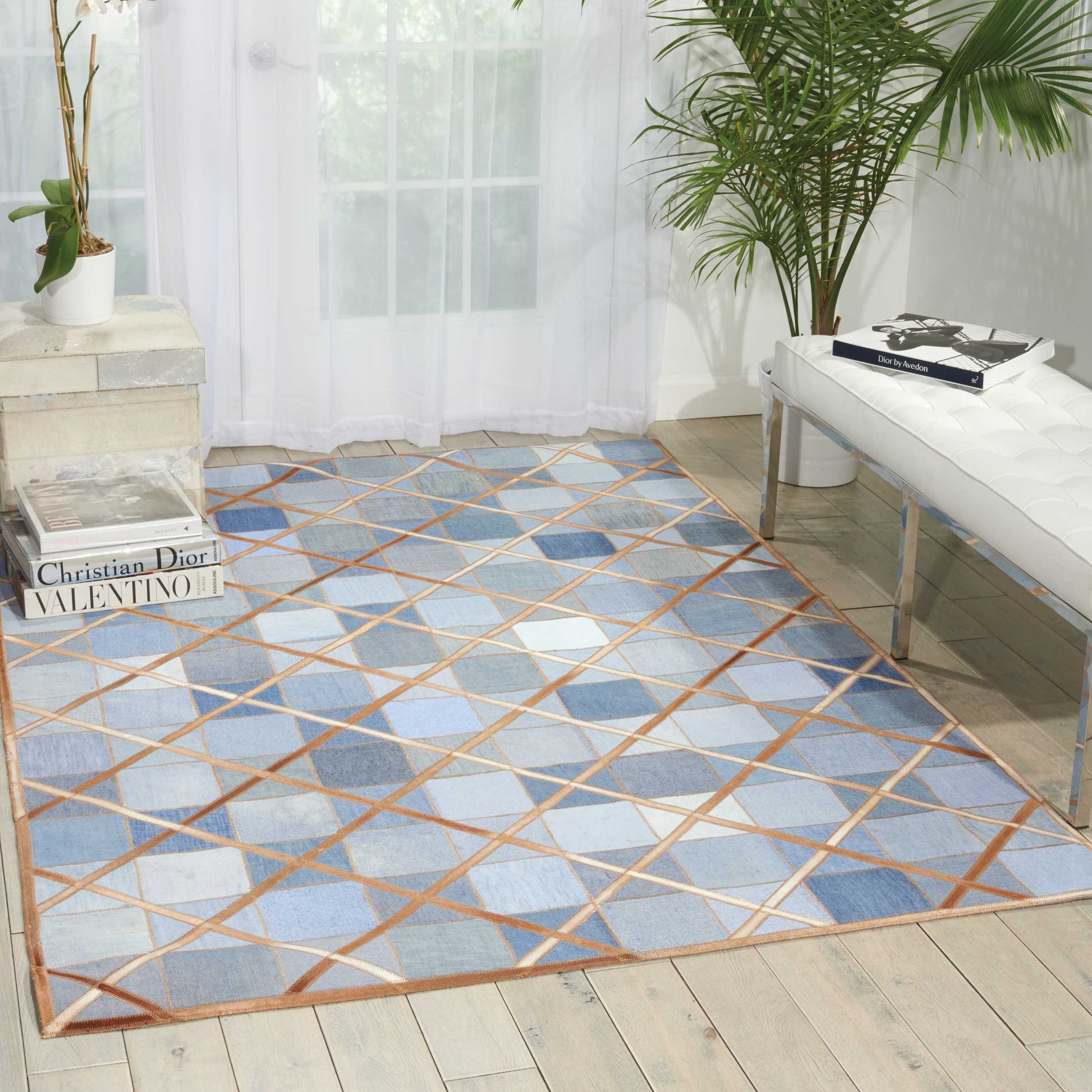 Barclay Butera Cooper COP01 Denim Contemporary Woven Rug - Rugs - Barclay Butera - Atlanta Designer Rugs