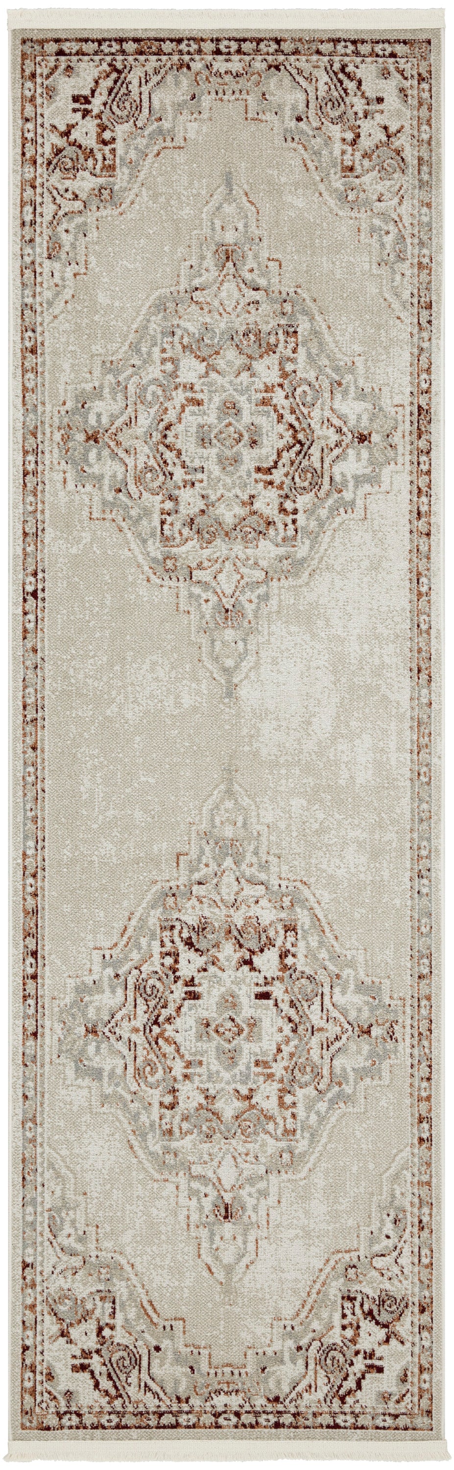 Nourison Home Carina CNA01 Mocha Silver  Transitional Machinemade Rug