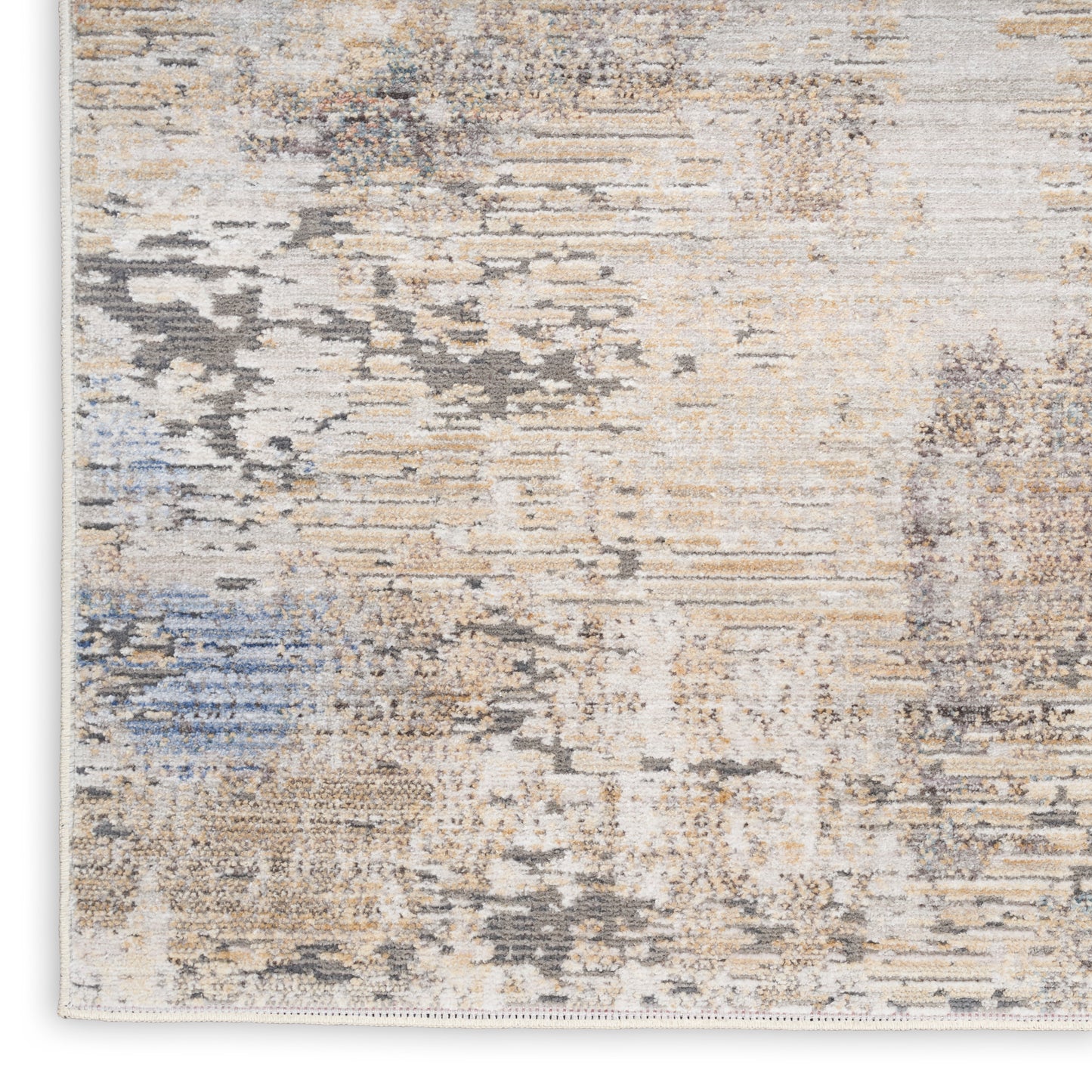 Nourison Home Abstract Hues ABH01 Beige Grey  Contemporary Machinemade Rug