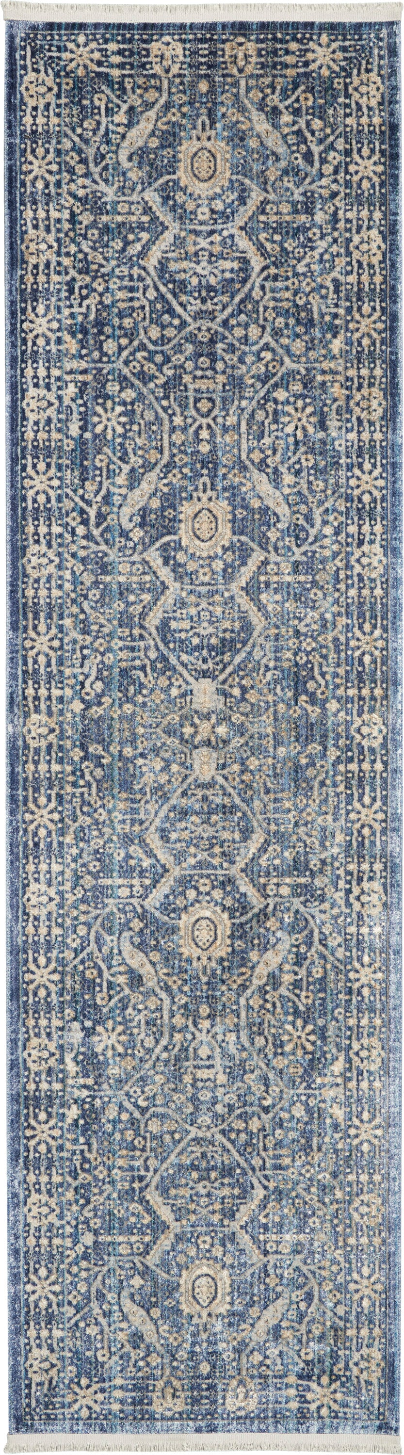 Nourison Home Lustrous Weave LUW03 Blue  Machinemade Rug