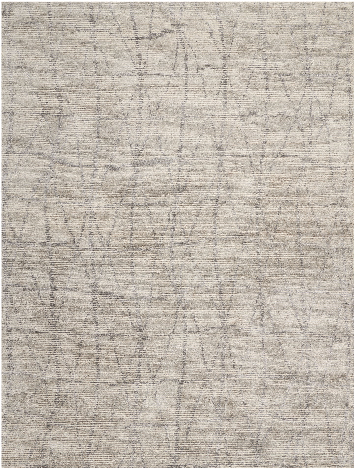 Nourison Home Ellora ELL02 Stone  Contemporary Knotted Rug