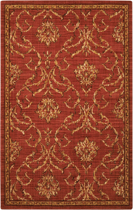 Nourison Home Radiant Impression LK08 Persimmon Traditional Loom Rug