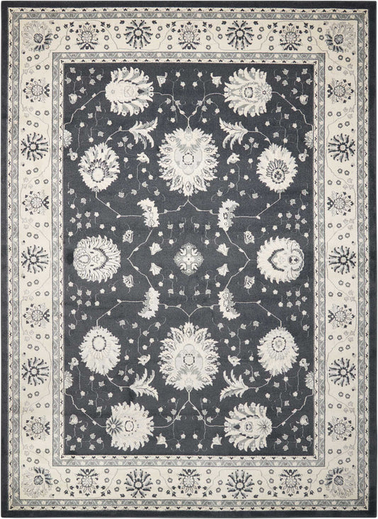 Nourison Home Maymana MYN03 Charcoal  Traditional Machinemade Rug