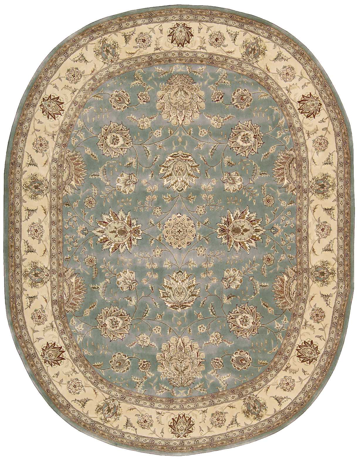 Nourison Home Nourison 2000 2210 Blue  Traditional Tufted Rug