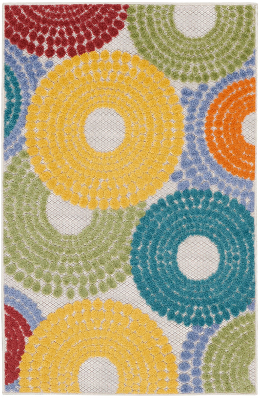 Nourison Home Aloha ALH29 Multicolor Contemporary Machinemade Rug