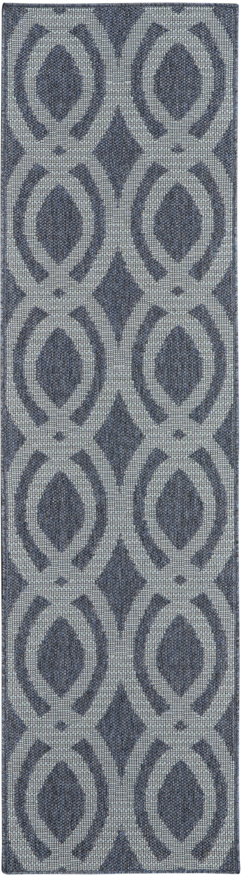 Nourison Home Aruba ARB05 Slate Light Blue Contemporary Machinemade Rug