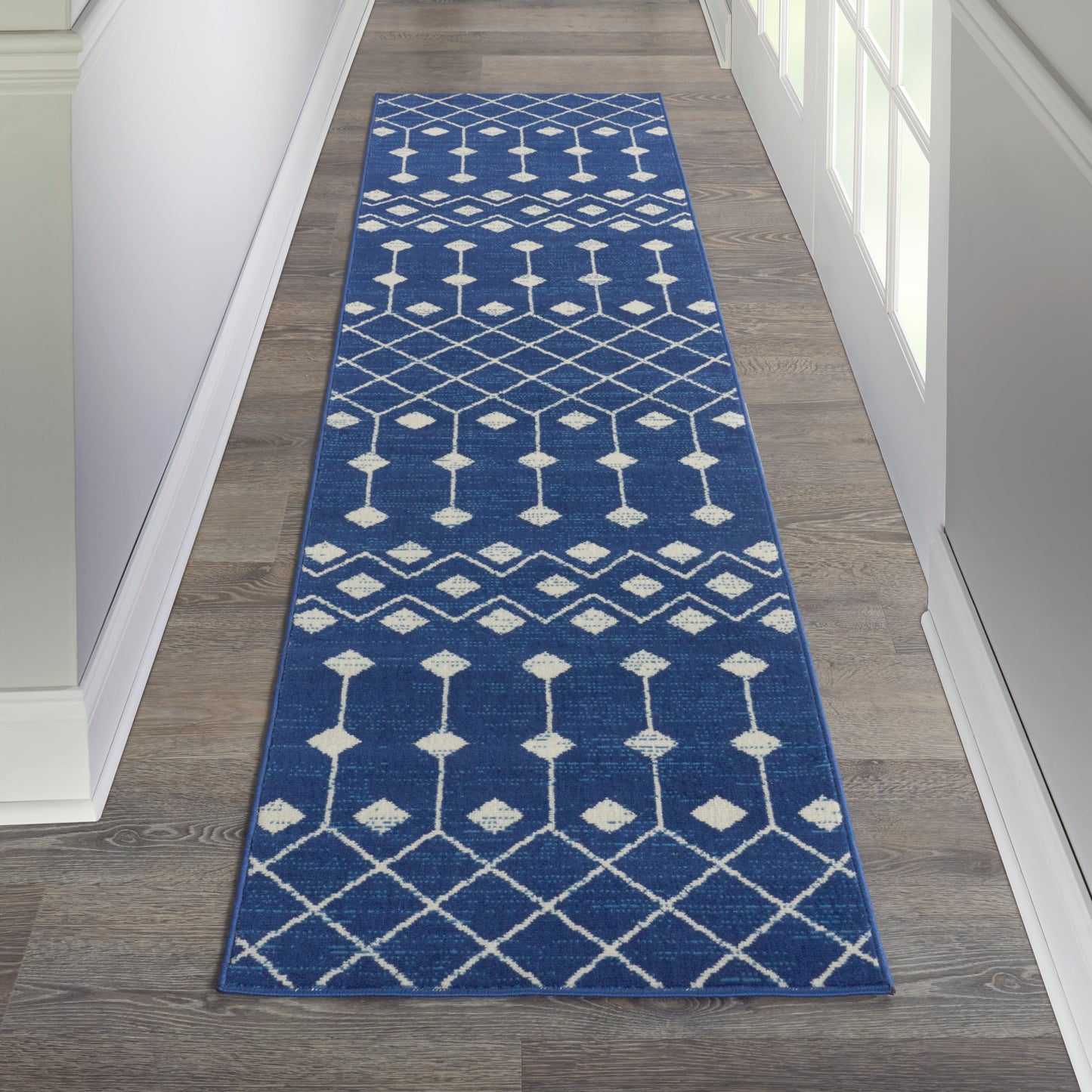 Nourison Home Grafix GRF37 Navy  Transitional Machinemade Rug