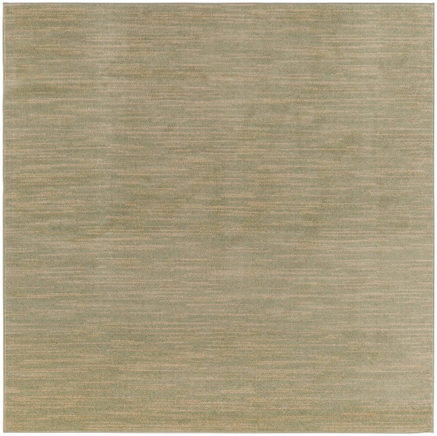 Nourison Home Nourison Essentials NRE01 Green Gold  Contemporary Machinemade Rug