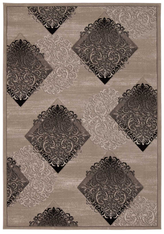 Nourison Home Soho SOH08 Ash Contemporary Machinemade Rug