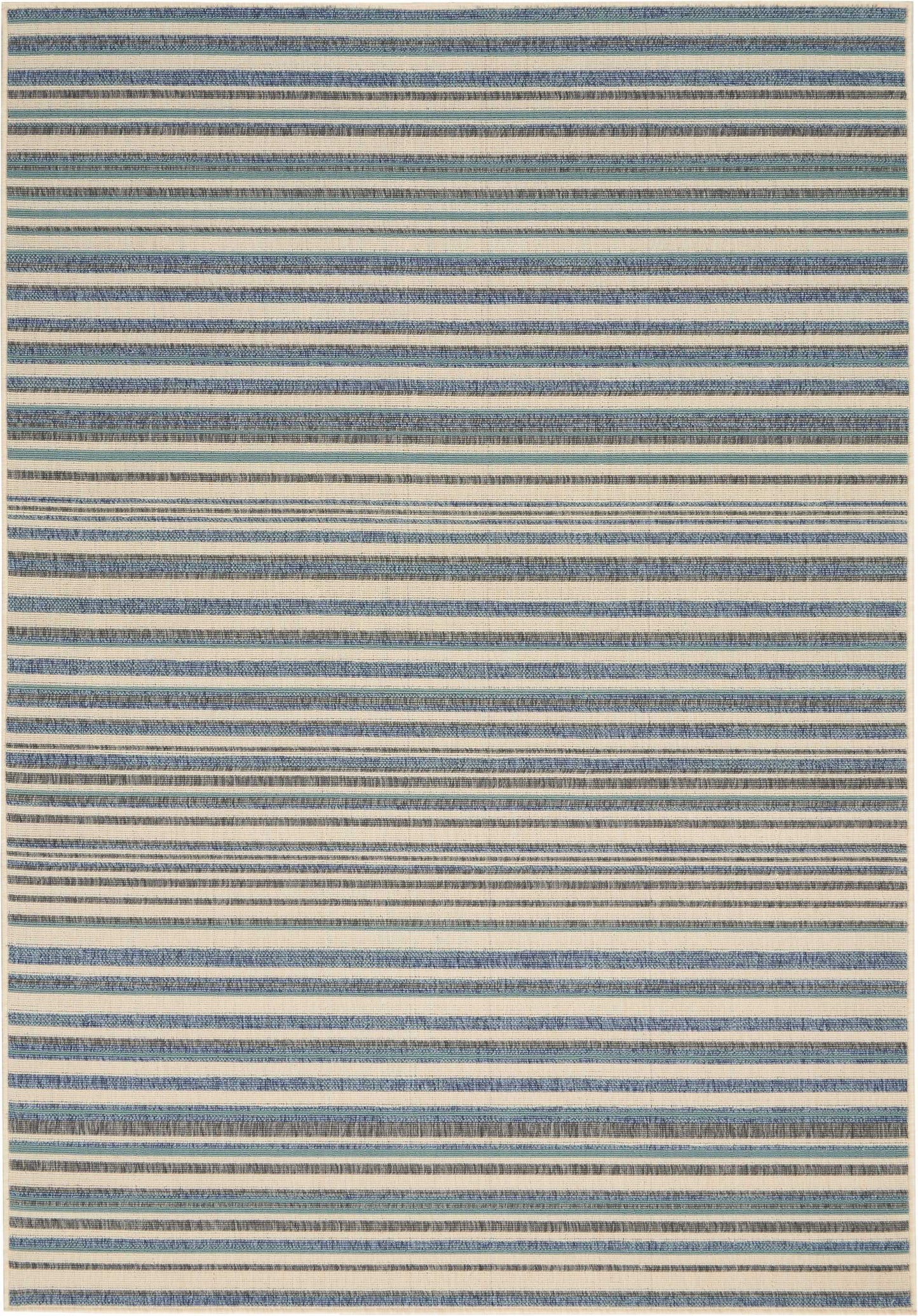 Barclay Butera Lido LID01 Blue Cream Contemporary Flat Weave Rug - Rugs - Barclay Butera - Atlanta Designer Rugs