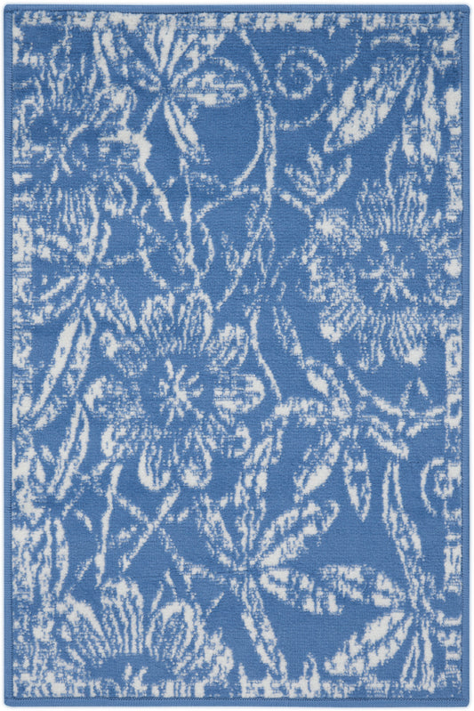 Nourison Home Whimsicle WHS05 Blue Contemporary Machinemade Rug