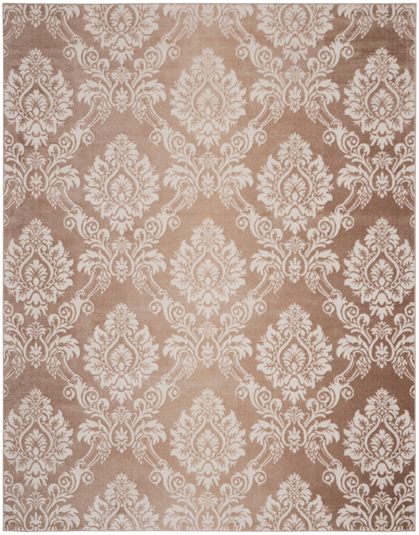 Nourison Home Elation ETN03 Ivory Mocha  Traditional Machinemade Rug