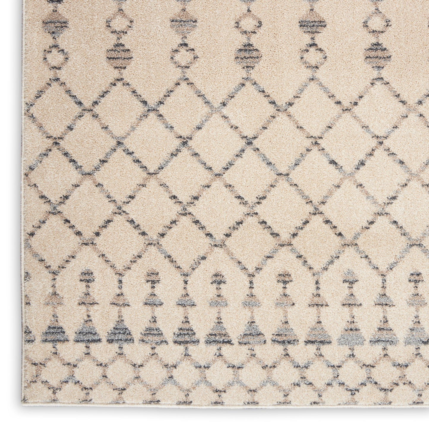 Nourison Home Palermo PMR03 Beige Grey  Contemporary Machinemade Rug