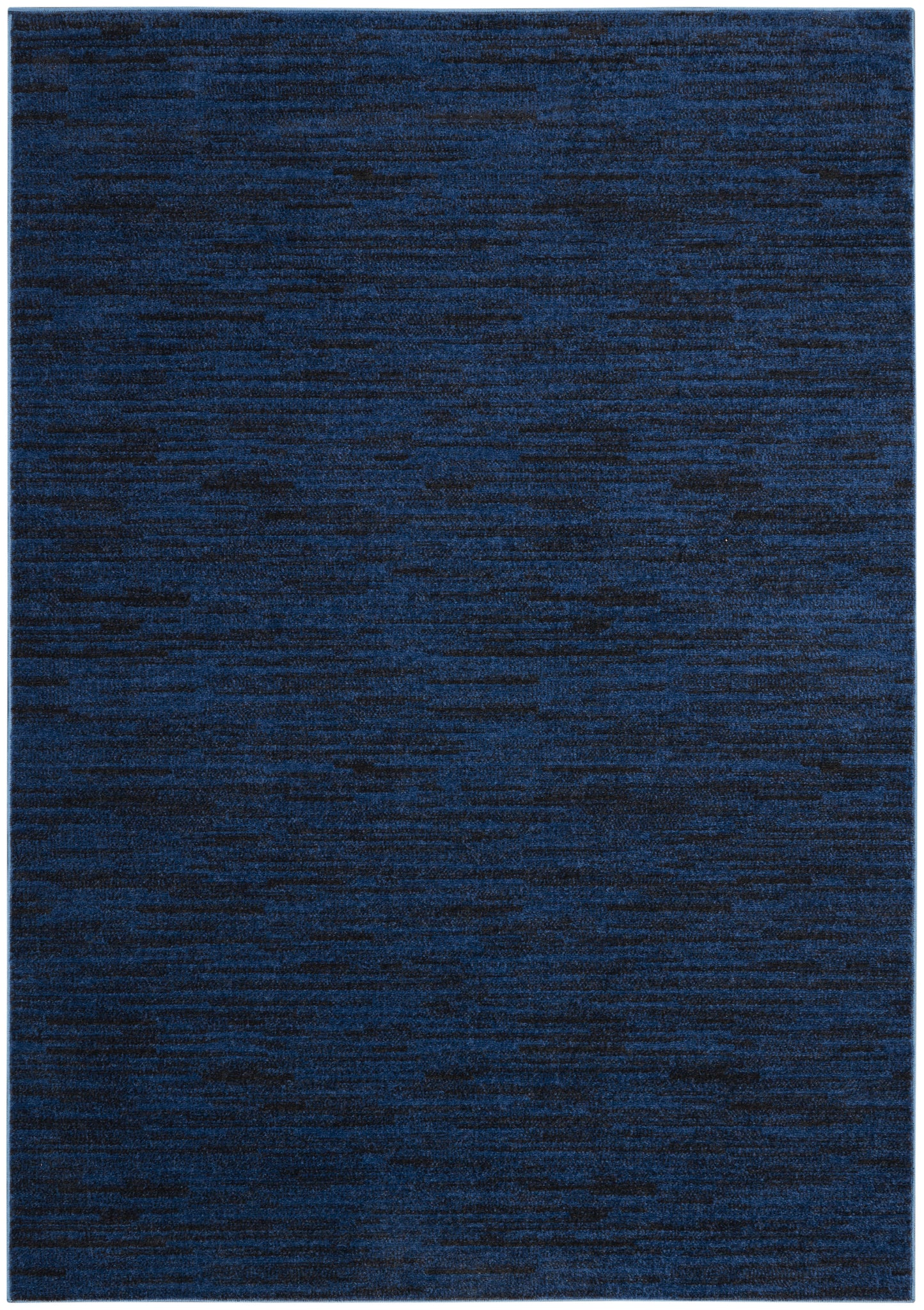 Nourison Home Nourison Essentials NRE01 Midnight Blue  Contemporary Machinemade Rug