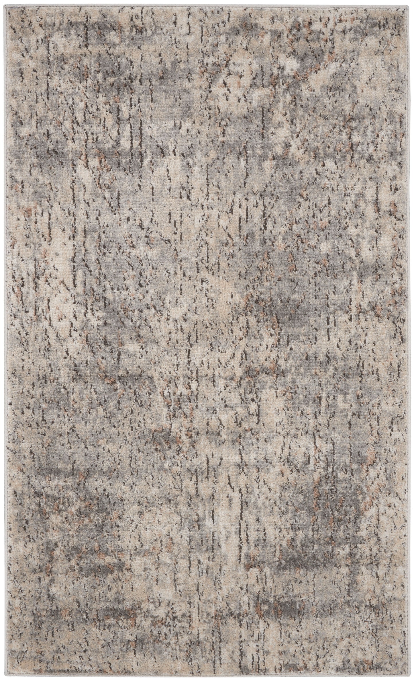 Nourison Home Quarry QUA03 Beige Grey  Contemporary Machinemade Rug