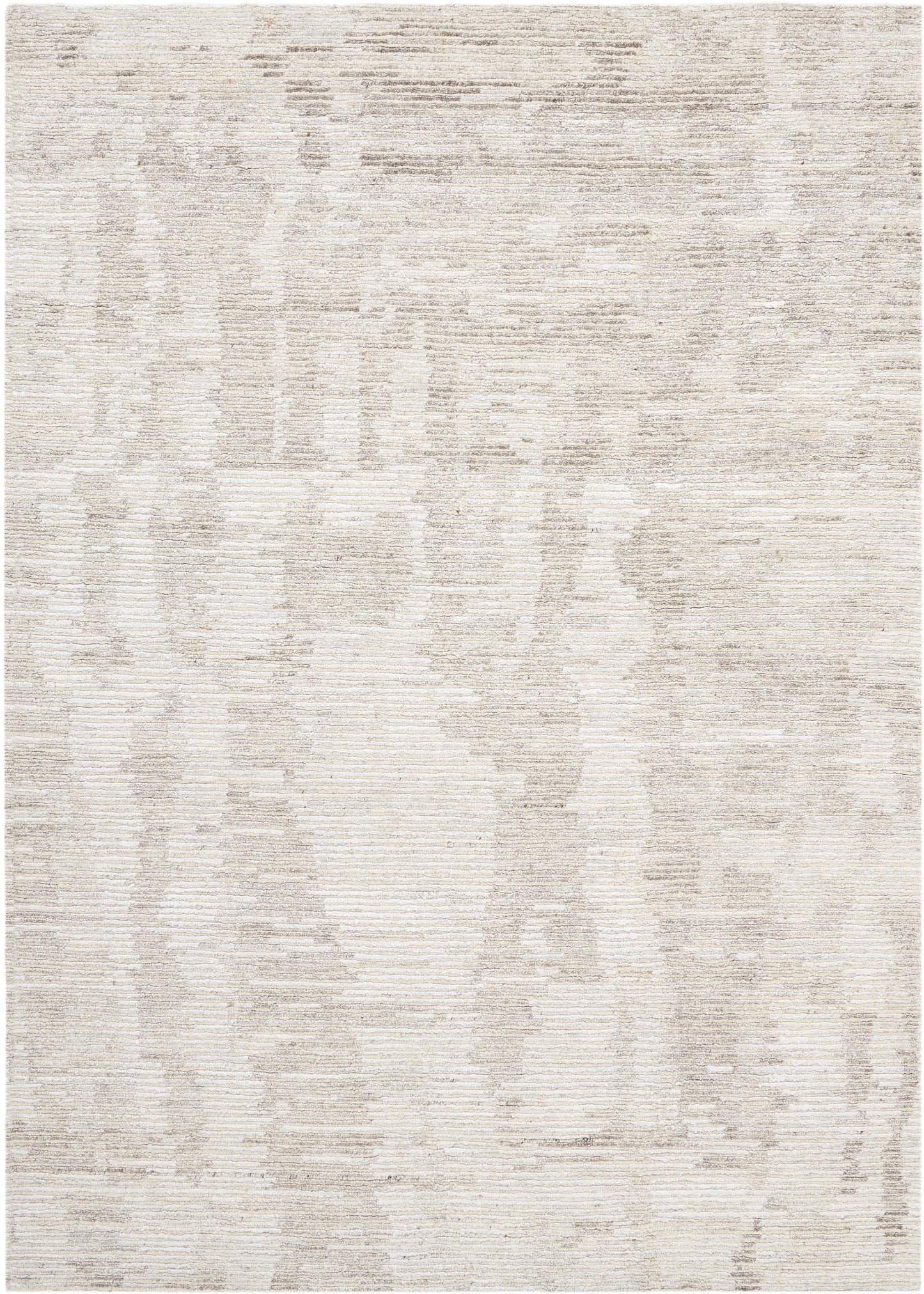 Nourison Home Ellora ELL01 Ivory Grey  Contemporary Knotted Rug