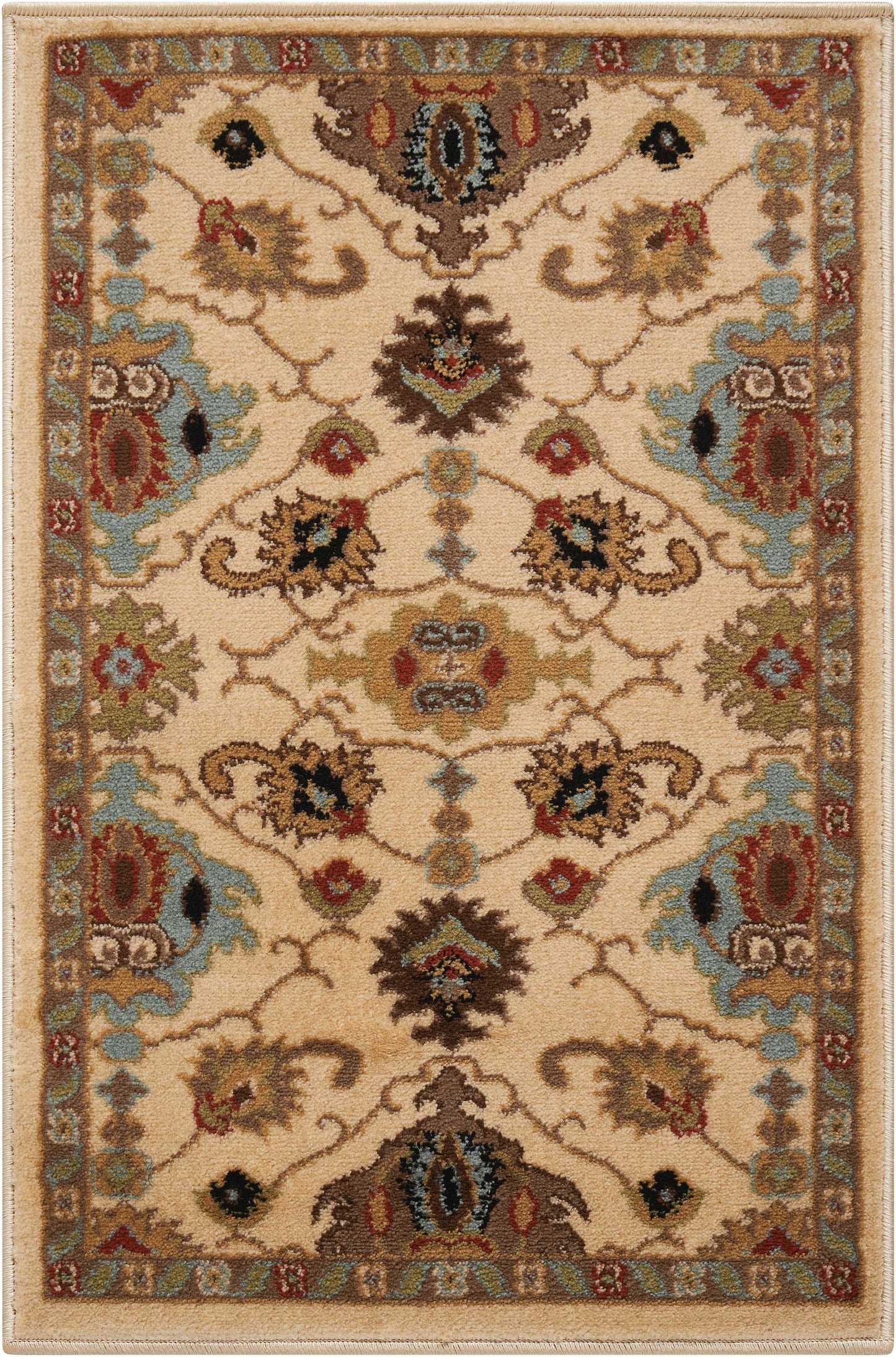 Nourison Home Delano DEL02 Ivory Traditional Machinemade Rug