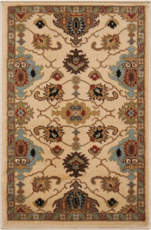 Nourison Home Delano DEL02 Ivory Traditional Machinemade Rug