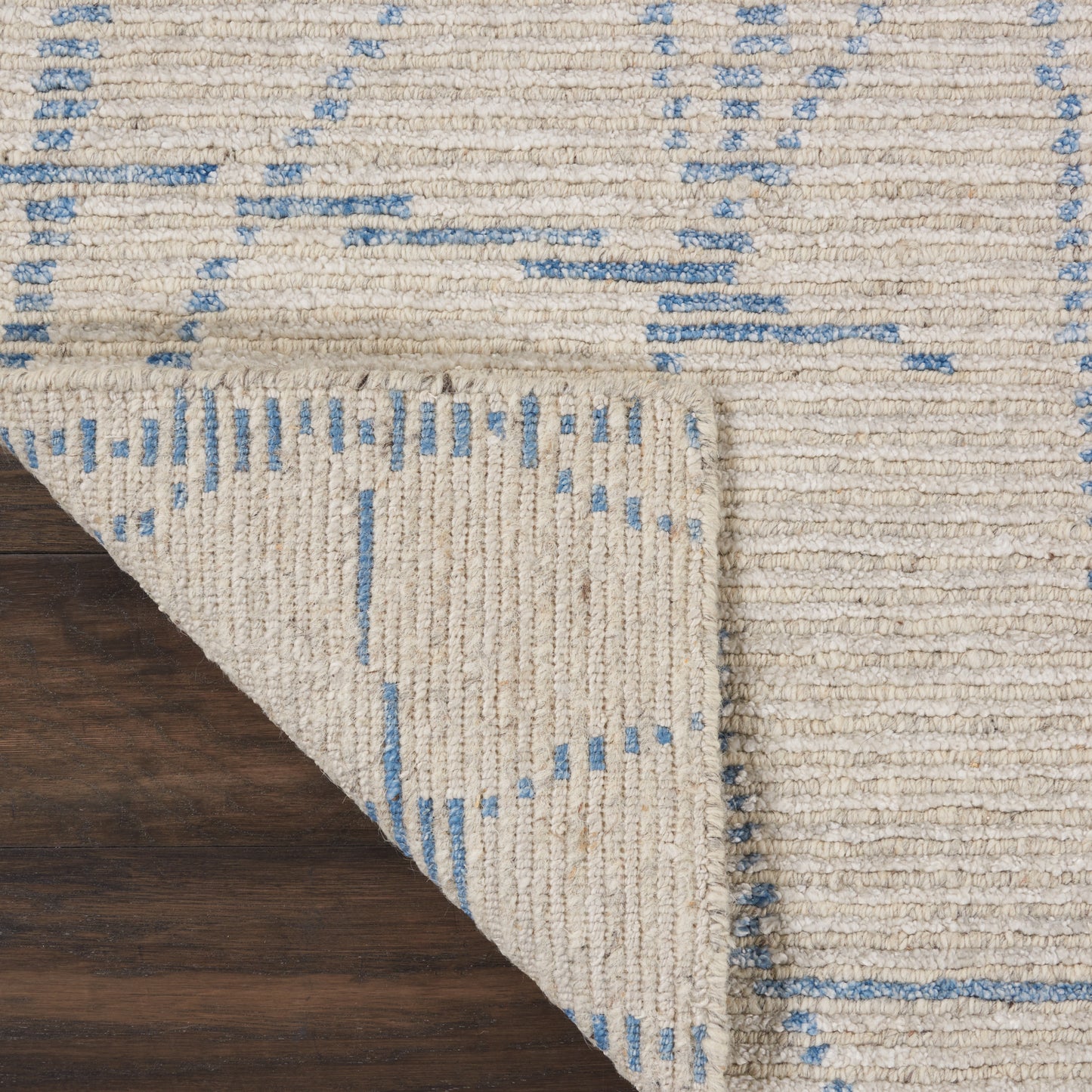 Nourison Home Ellora ELL02 Sky  Contemporary Knotted Rug