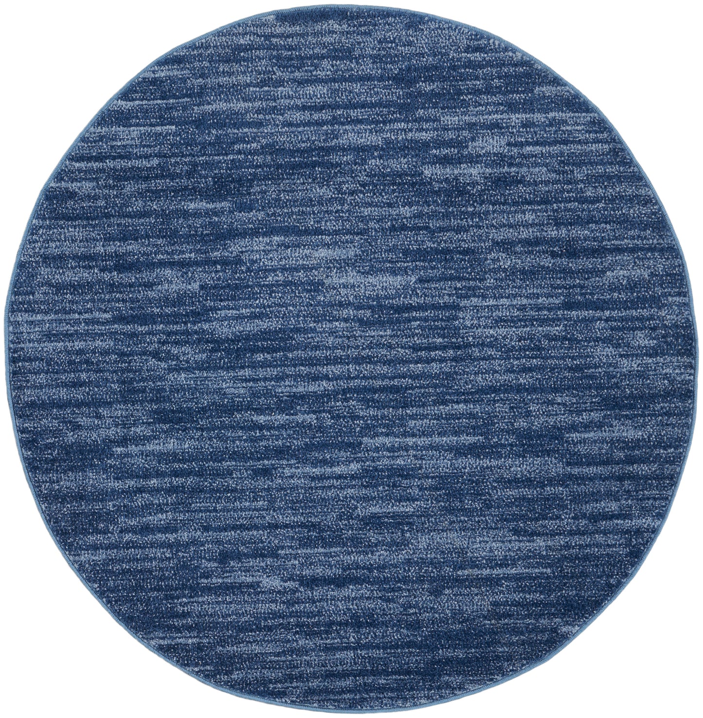 Nourison Home Nourison Essentials NRE01 Navy Blue  Contemporary Machinemade Rug