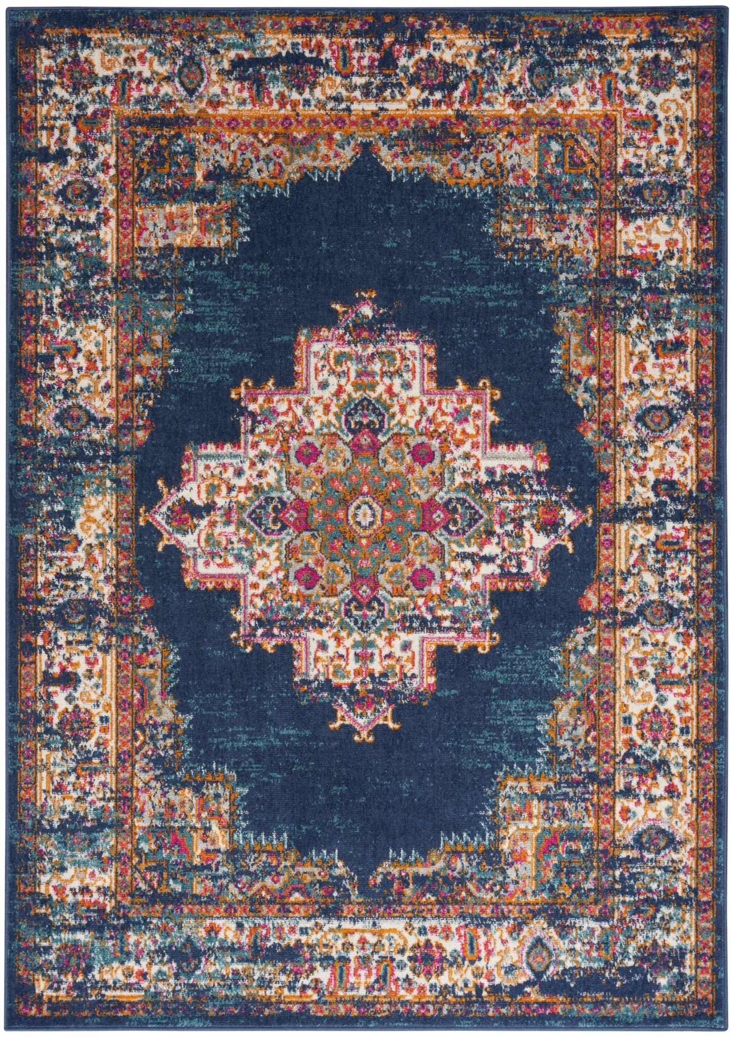 Nourison Home Passion PSN03 Navy  Transitional Machinemade Rug