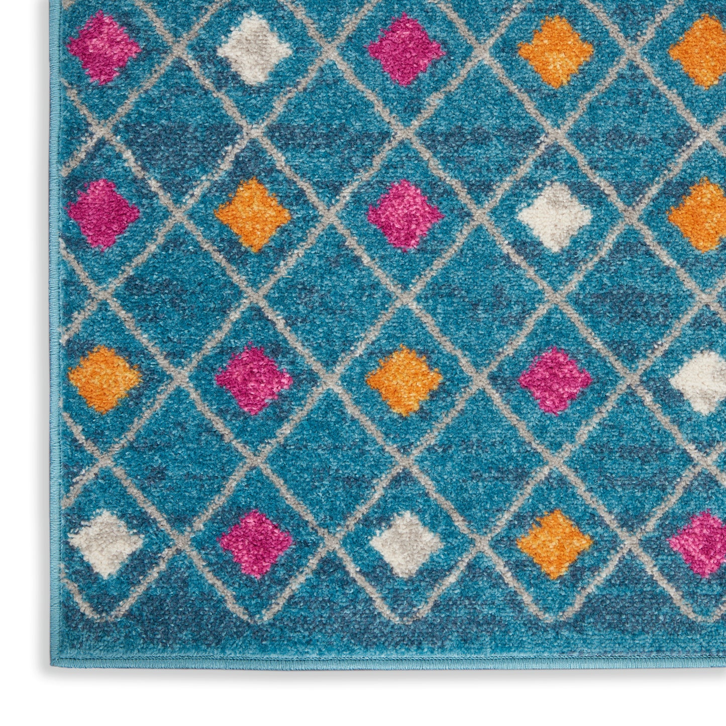 Nourison Home Passion PSN45 Blue Multicolor  Transitional Machinemade Rug