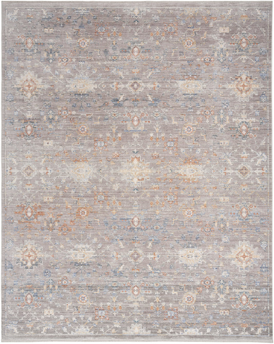 Nourison Home Elegant Heirlooms ELH02 Grey  Traditional Machinemade Rug