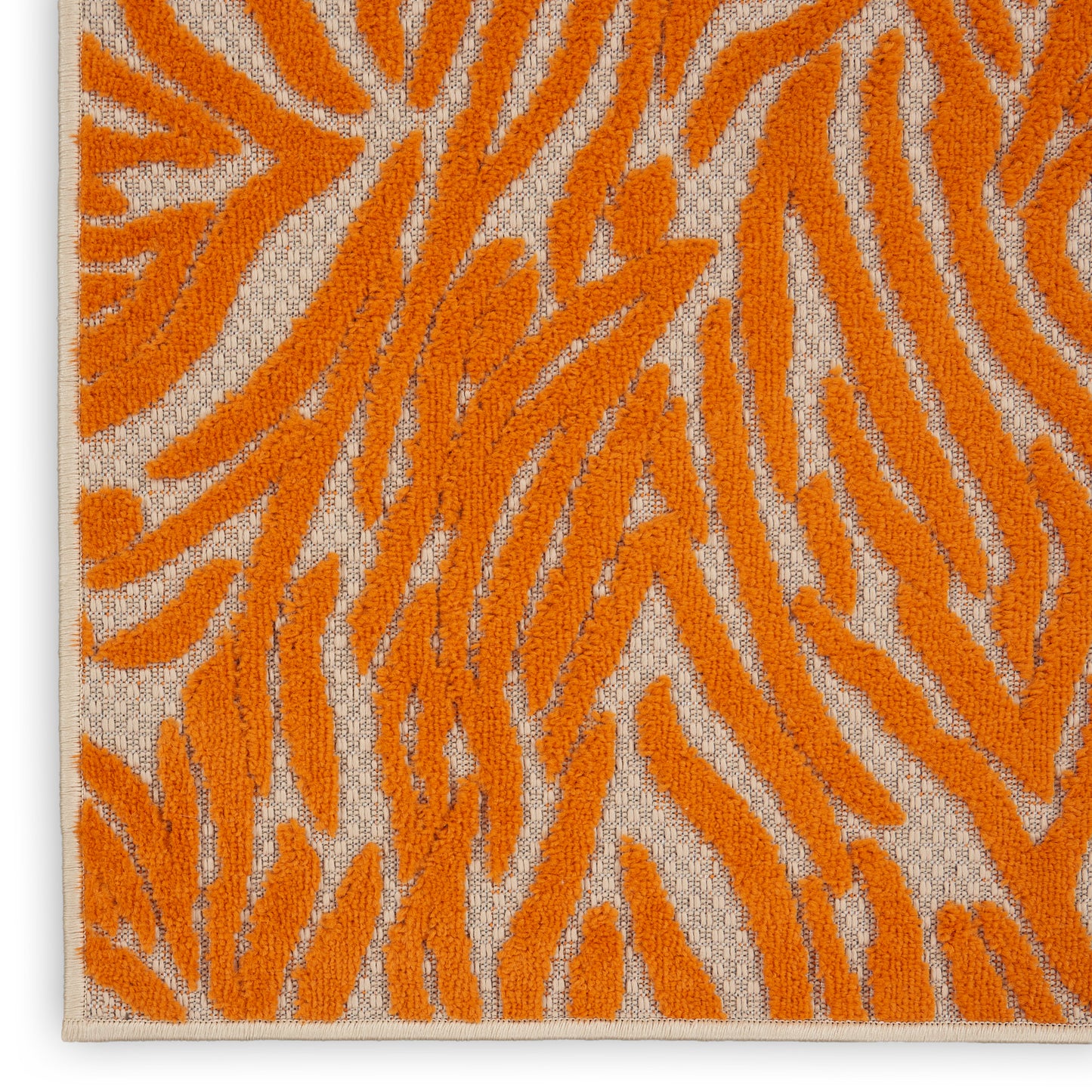 Nourison Home Aloha ALH04 Orange  Contemporary Machinemade Rug