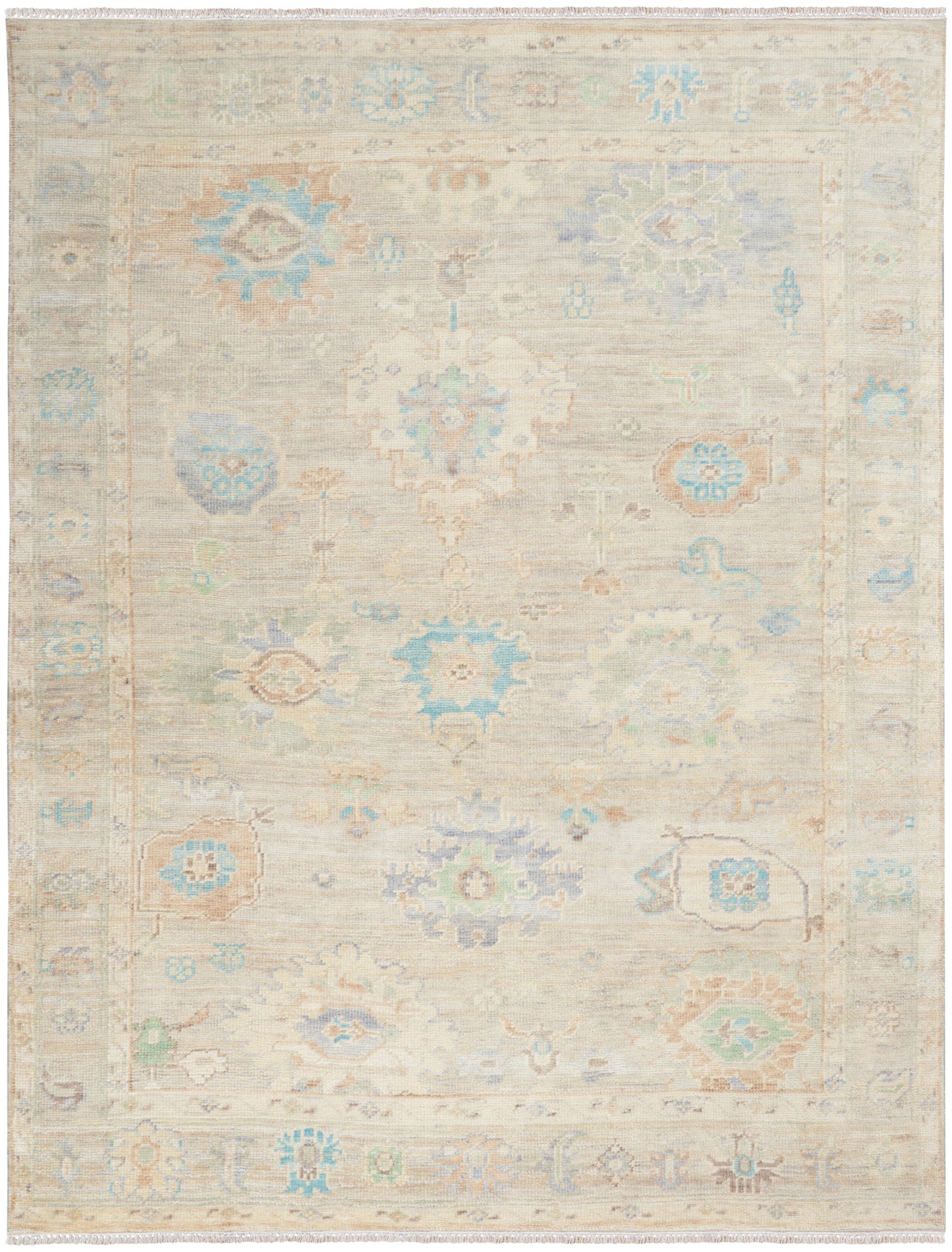 Nourison Home Odessa ODS07 Ivory Multicolor  Traditional Knotted Rug