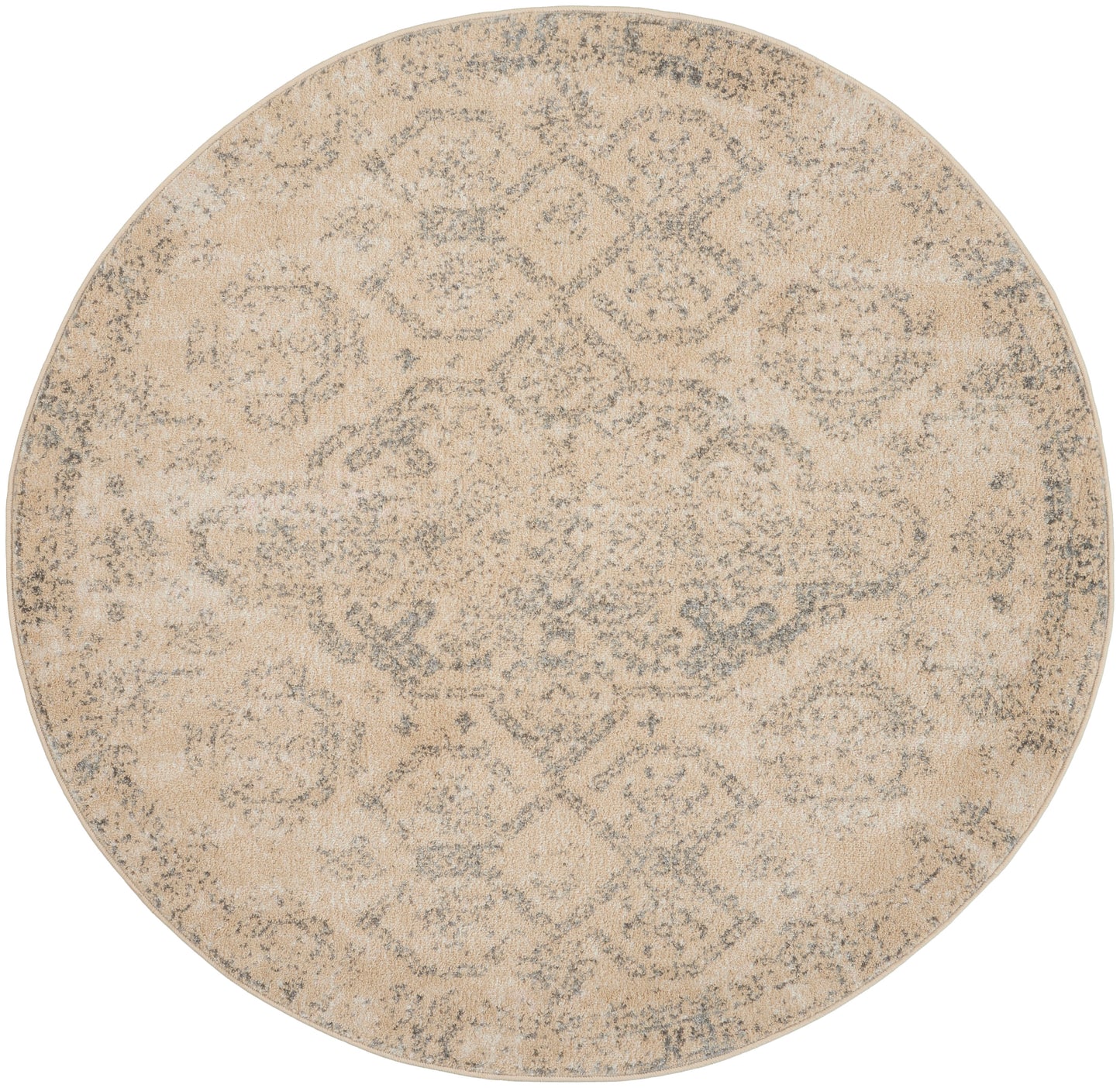 Nourison Home Tranquil TRA13 Beige Grey  Traditional Machinemade Rug