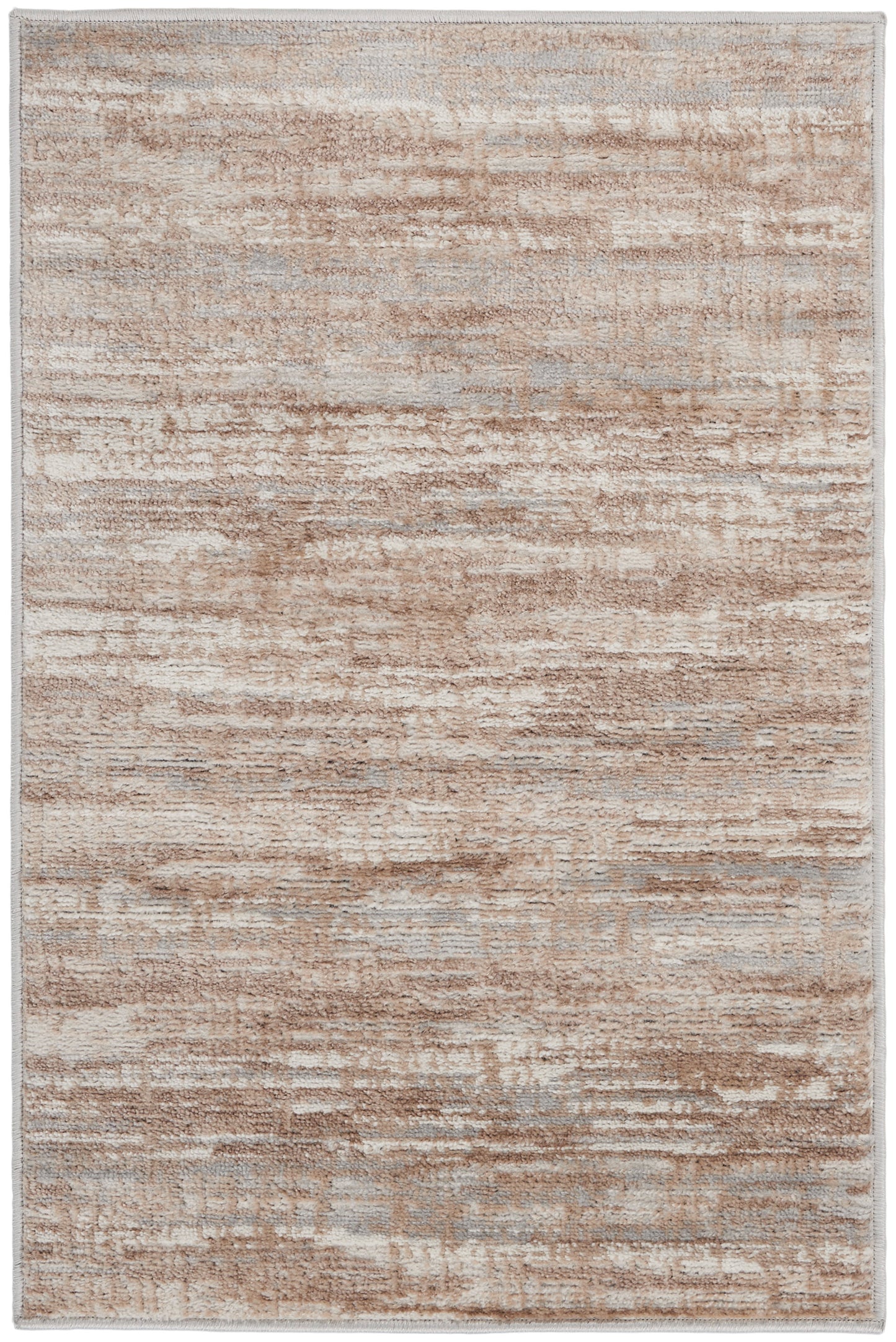 Nourison Home Elation ETN01 Ivory Grey Contemporary Machinemade Rug