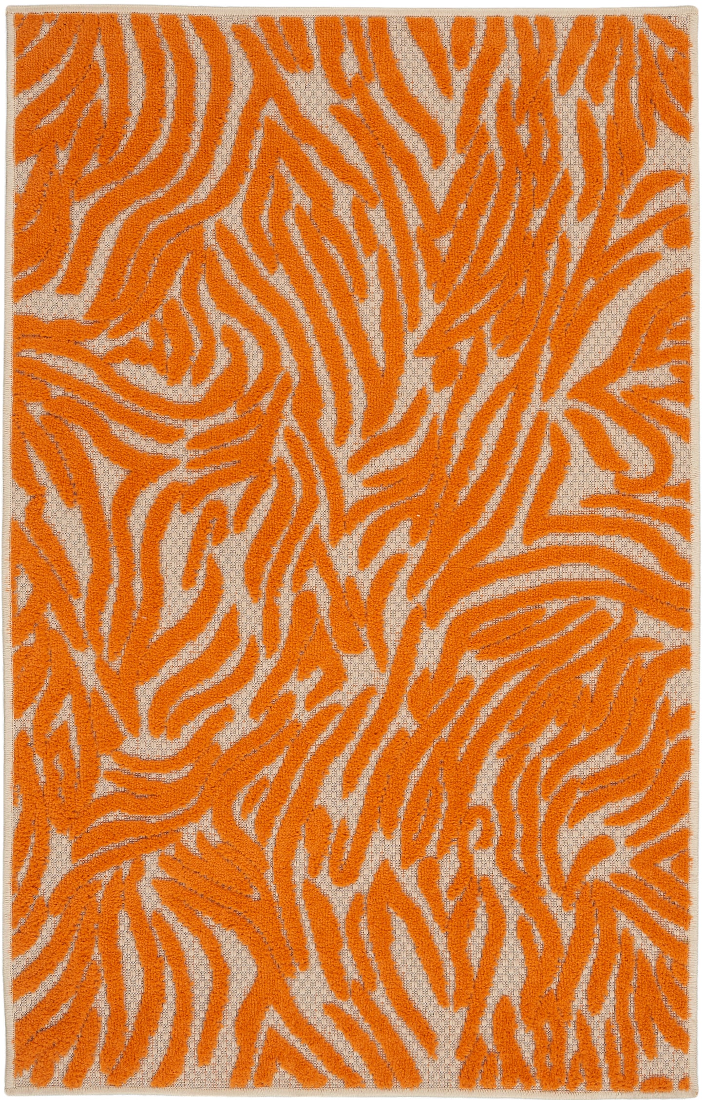 Nourison Home Aloha ALH04 Orange Contemporary Machinemade Rug