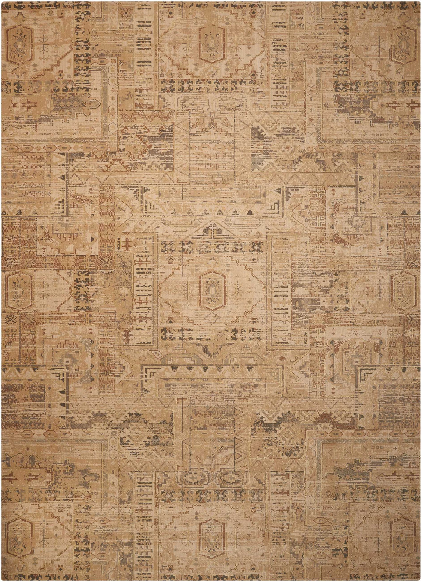 Nourison Home Silk Elements SKE13 Beige  Traditional Loom Rug