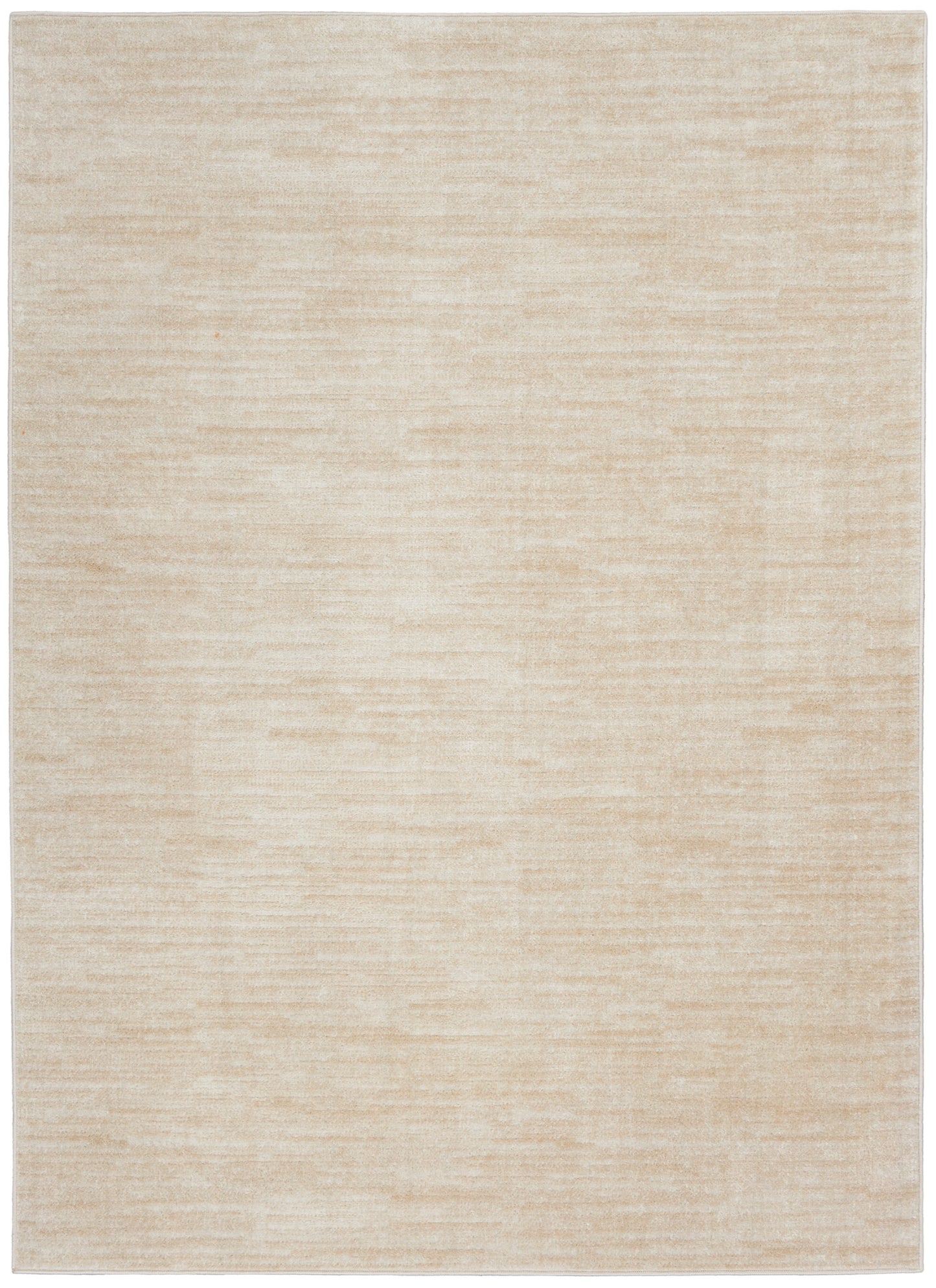 Nourison Home Nourison Essentials NRE01 Ivory Beige  Contemporary Machinemade Rug