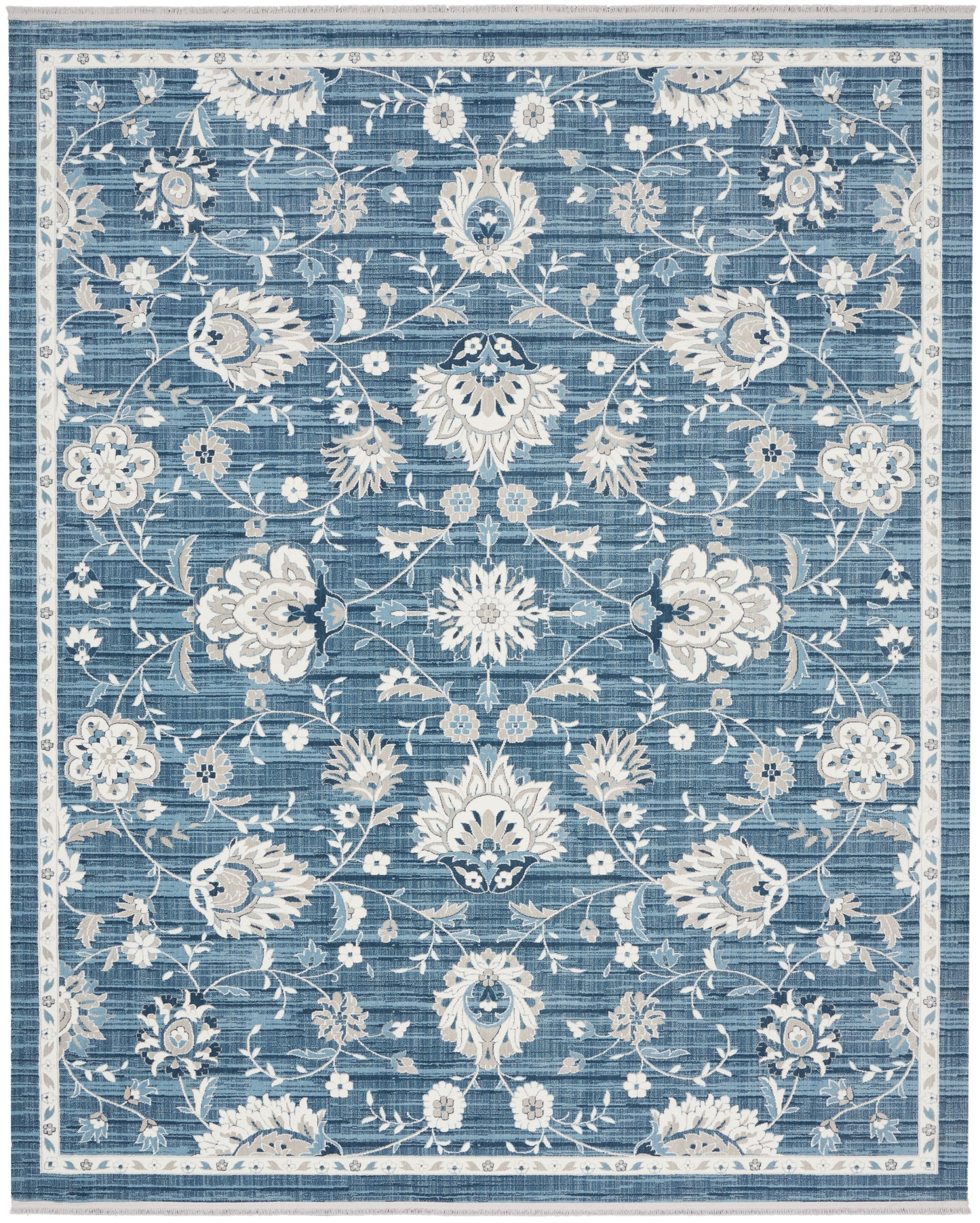 Nourison Home Lennox LEN01 Blue Ivory  Transitional Machinemade Rug