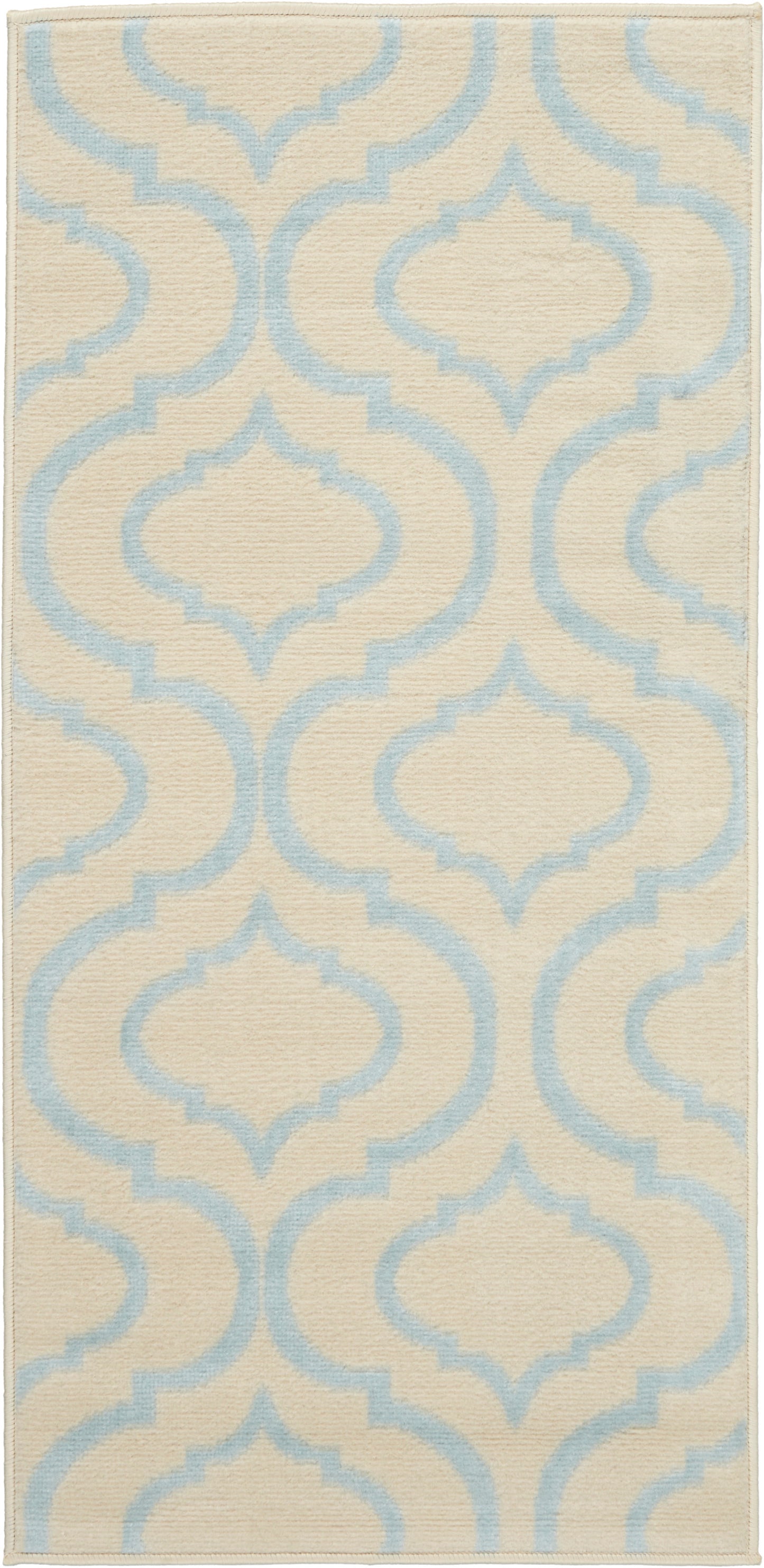 Nourison Home Jubilant JUB19 Ivory Blue Transitional Machinemade Rug