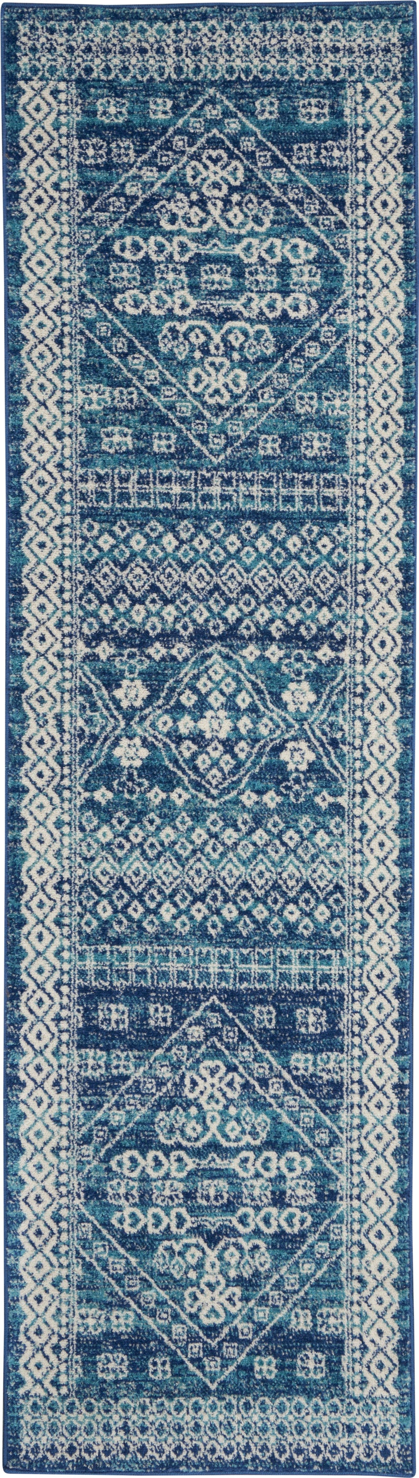 Nourison Home Passion PSN27 Navy Blue  Transitional Machinemade Rug