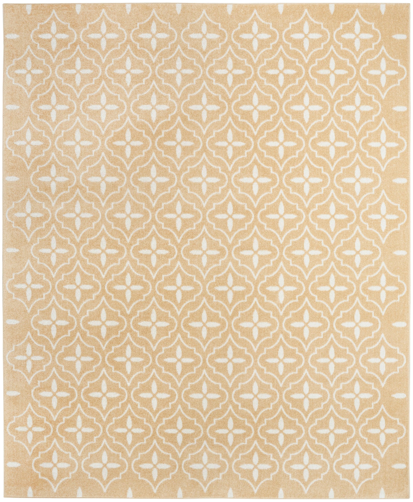 Nourison Home Nourison Essentials NRE04 Beige Ivory  Contemporary Machinemade Rug