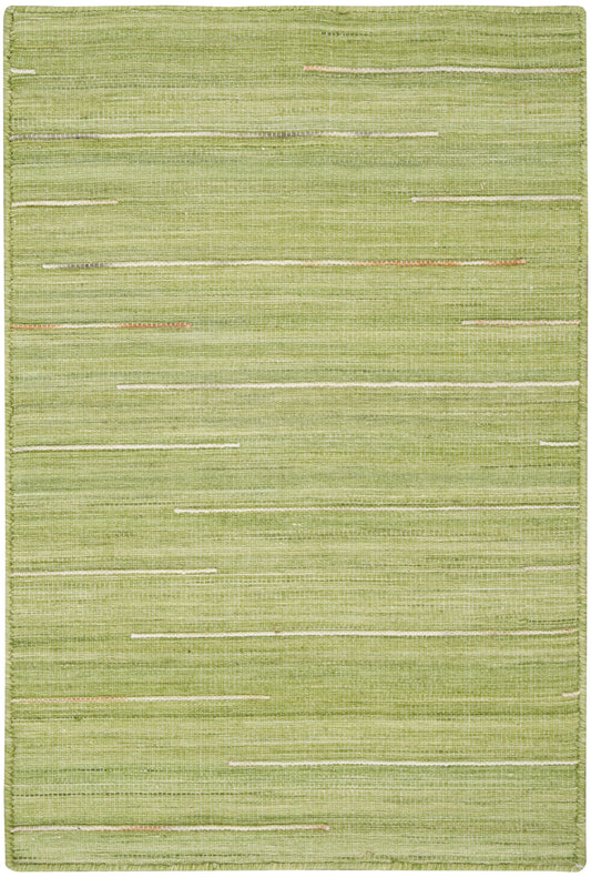 Nourison Home Interweave IWV01 Green Contemporary Woven Rug