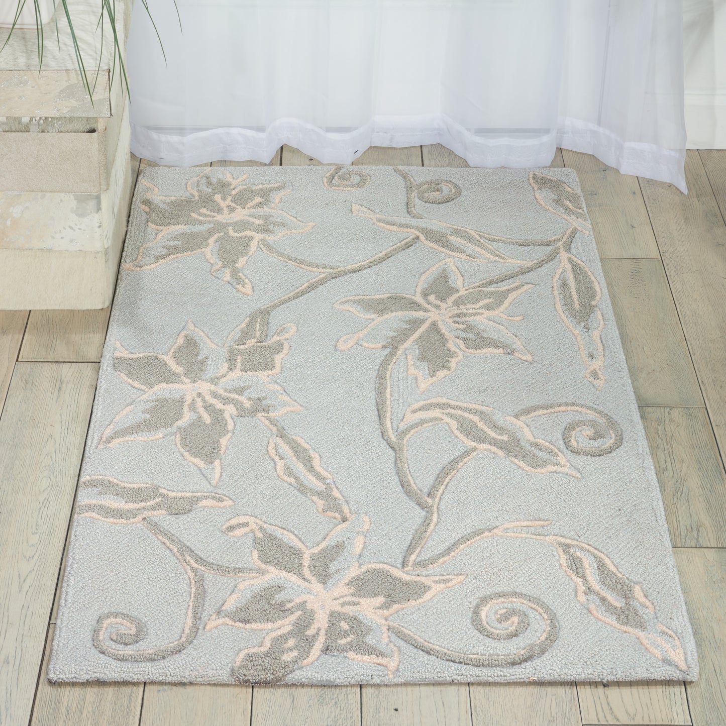 Nourison Home Fantasy FA01 Aqua  Transitional Tufted Rug