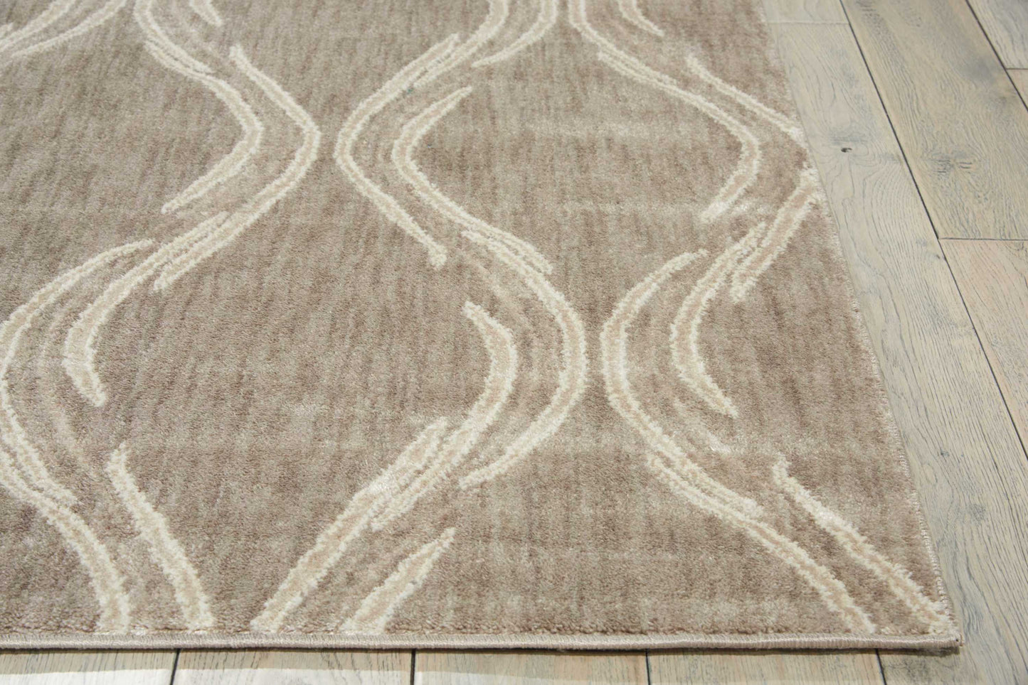 Nourison Home Tranquility TNQ02 Taupe  Transitional Machinemade Rug