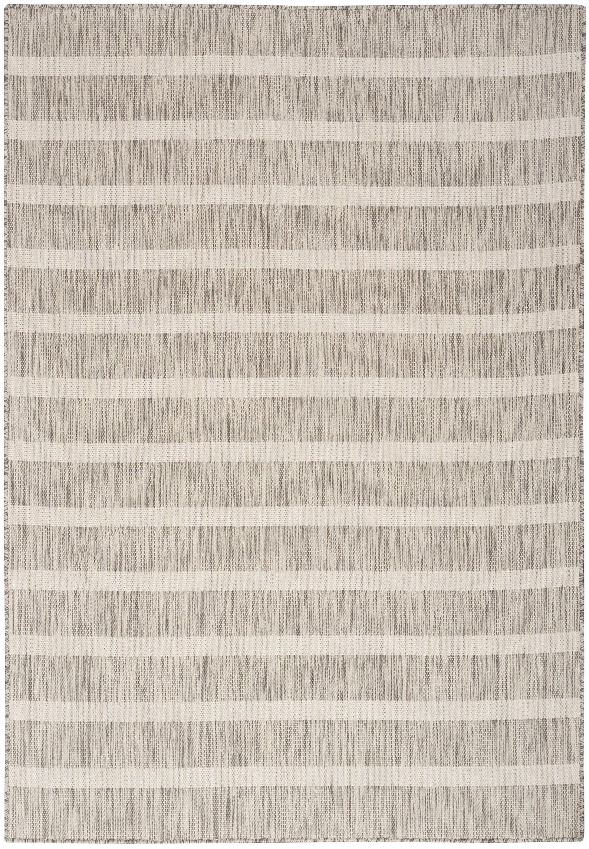 Nourison Home Positano POS03 Grey Ivory Contemporary Machinemade Rug