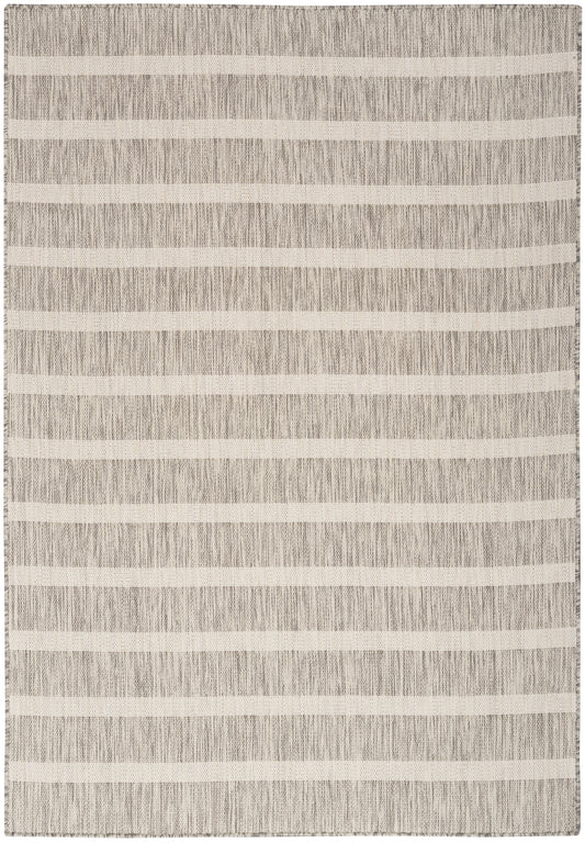 Nourison Home Positano POS03 Grey Ivory Contemporary Machinemade Rug