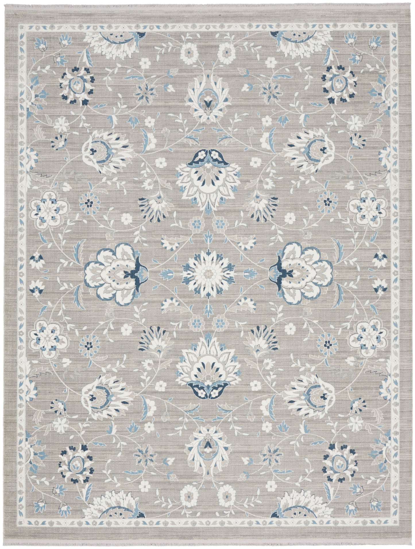 Nourison Home Lennox LEN01 Grey Ivory  Transitional Machinemade Rug