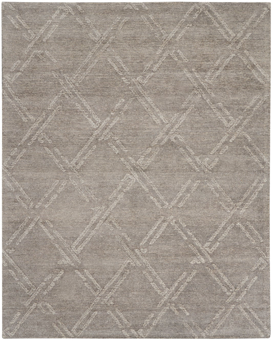 Nourison Home Venosa VSN01 Grey Ivory  Contemporary Tufted Rug