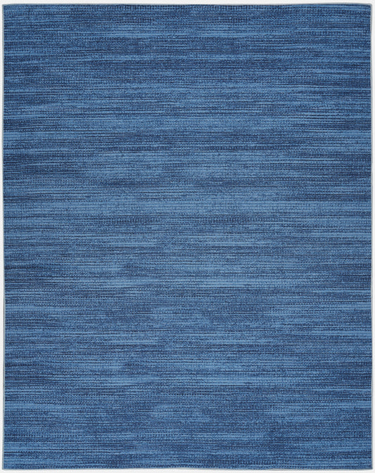 Nourison Home Nourison Washables NWB03 Blue  Contemporary Machinemade Rug