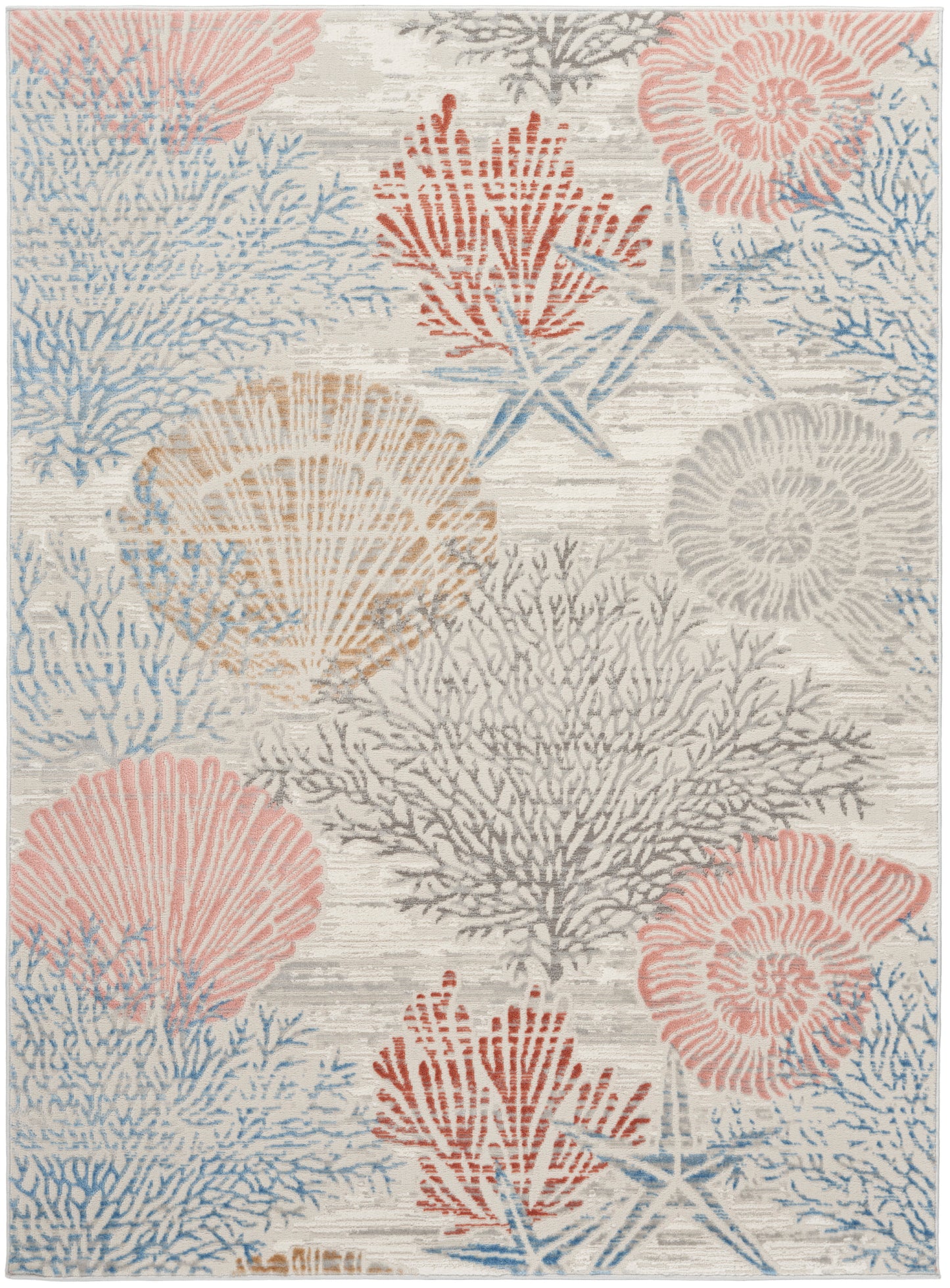 Nourison Home Seaside SDS04 Multicolor Contemporary Machinemade Rug